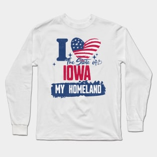 Iowa my homeland Long Sleeve T-Shirt